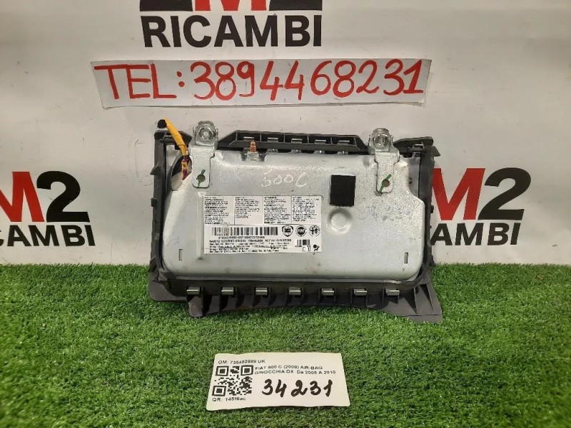 Air-bag Ginocchia DX 735452888 UK Fiat 500 C 2008