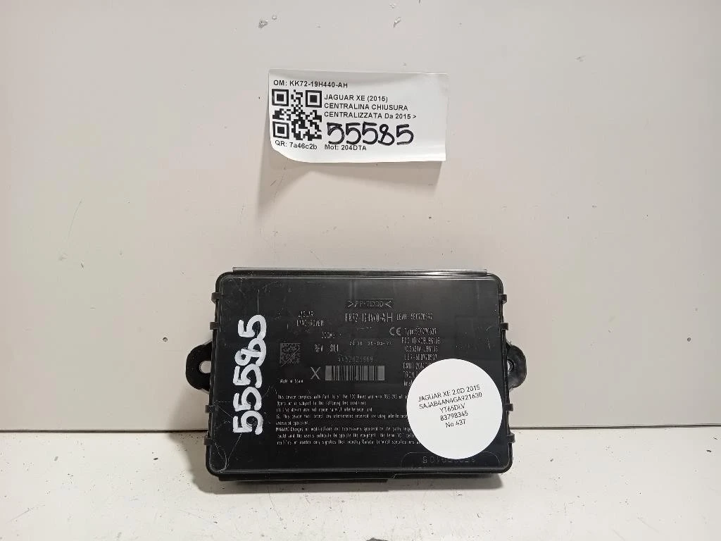 Centralina Chiusura Centralizzata KK72-19H440-AH Jaguar XE 2015
