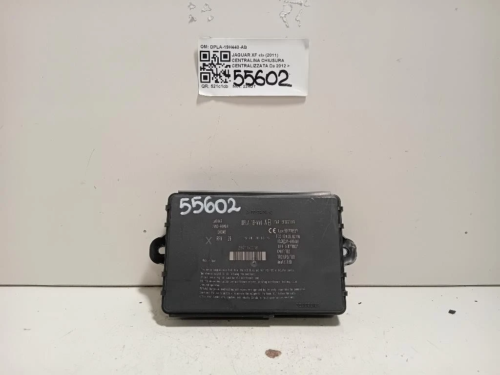 Centralina Chiusura Centralizzata DPLA-19H440-AB Jaguar XF I 2011