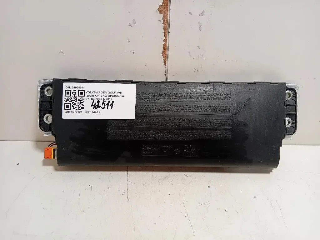 Air-bag Ginocchia DX 5K2880841A 34034011 Volkswagen GOLF VI 2009