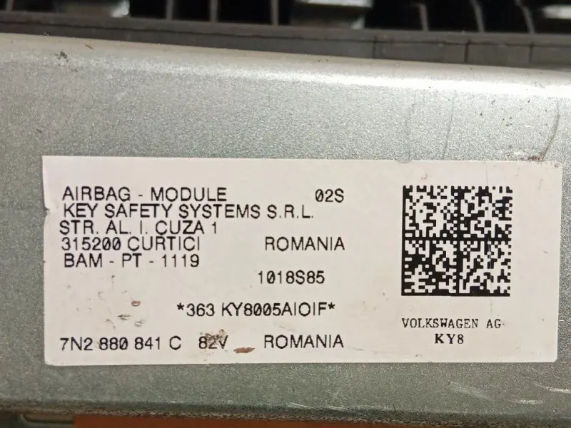 Air-bag Ginocchia DX 7N2 880 841 C Volkswagen Sharan IV 2010