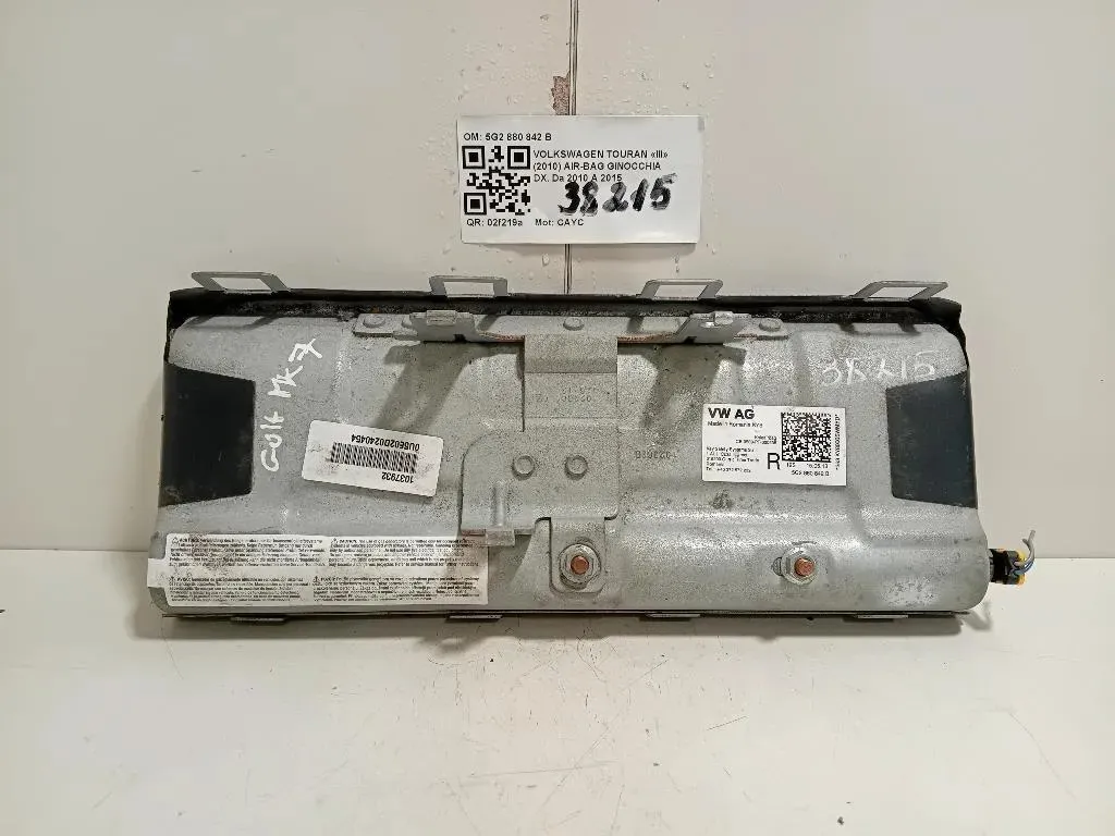 Air-bag Ginocchia DX 5G2 880 842 B Volkswagen Touran III 2010