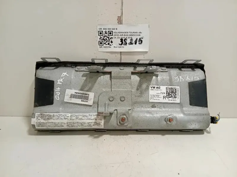 Air-bag Ginocchia DX 5G2 880 842 B Volkswagen Touran III 2010
