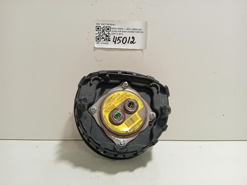 Air-bag Guidatore 33677051504T Bmw Serie 1 E87 Berlina 2005