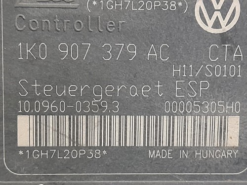 ABS Gruppo ANT 1K0907379AC Audi A3 8P1 2008