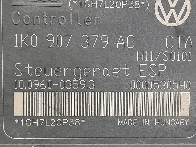 ABS Gruppo ANT 1K0907379AC Audi A3 8P1 2008