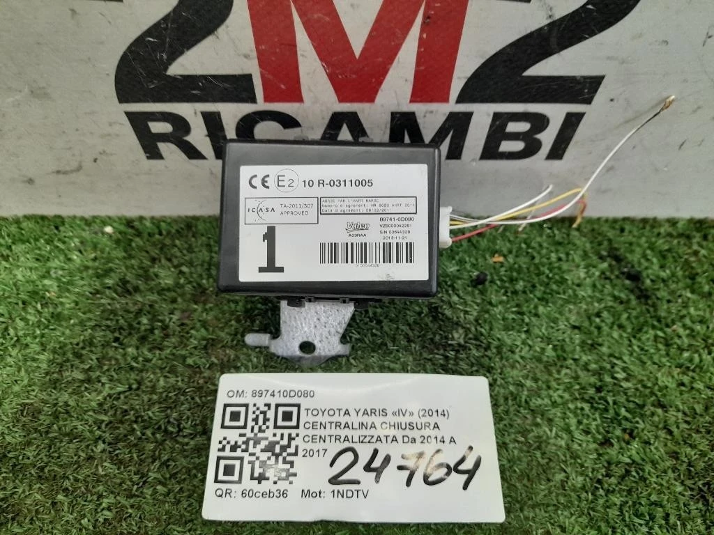 Centralina Chiusura Centralizzata 897410D080 Toyota Yaris IV 2014