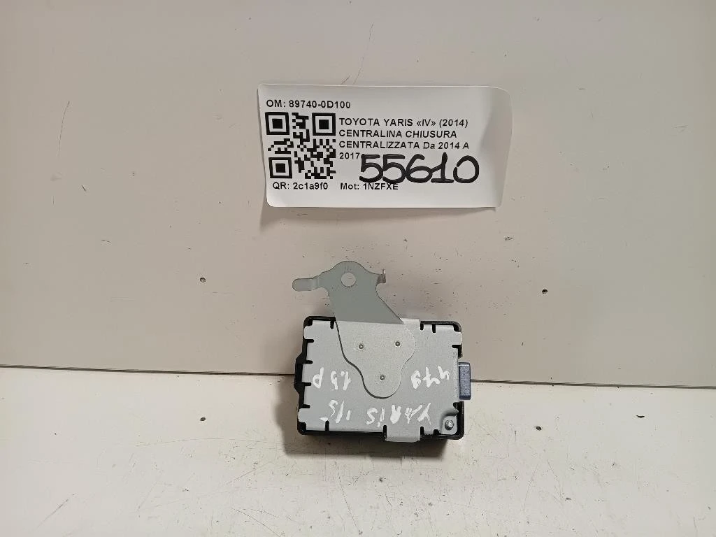 Centralina Chiusura Centralizzata 89740-0D100 Toyota Yaris IV 2014
