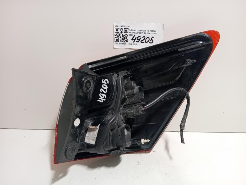 Fanale POST SX L90033255 Nissan Qashqai II 2014