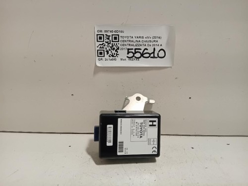 Centralina Chiusura Centralizzata 89740-0D100 Toyota Yaris IV 2014