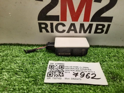 Centralina Chiusura Centralizzata 31268992 Volvo XC60 I 2009
