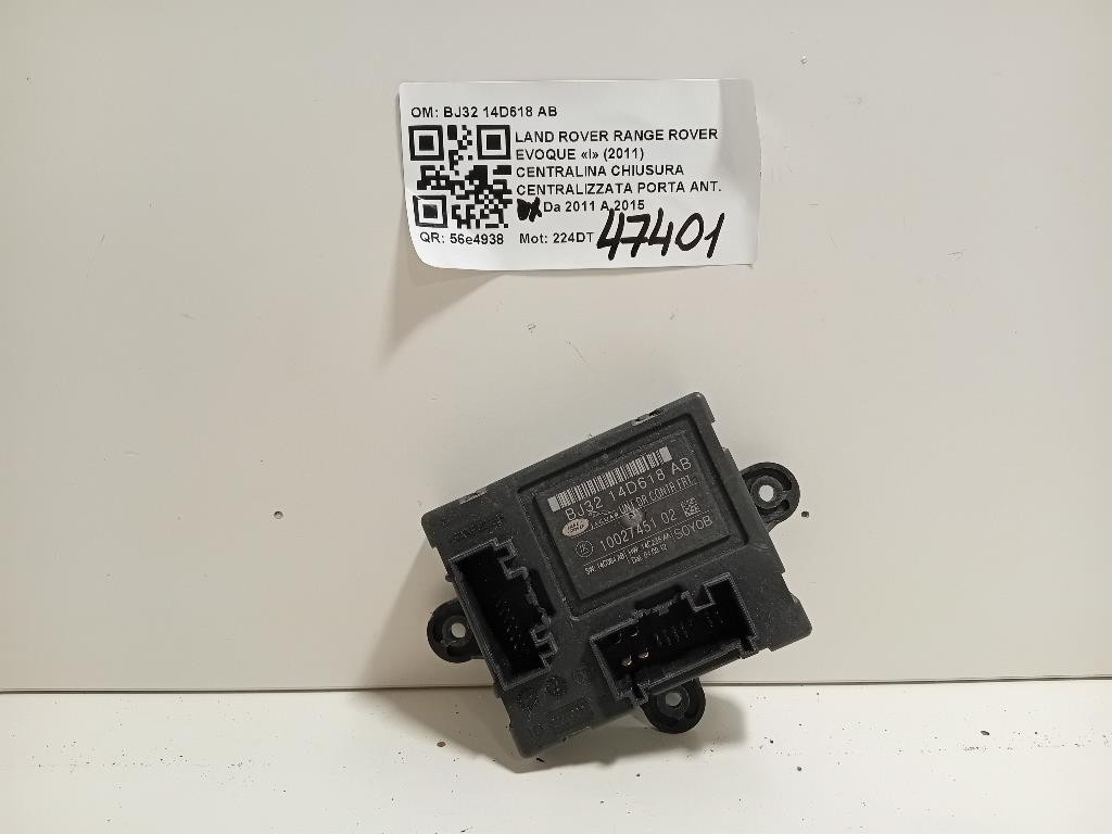 Centralina Chiusura Centralizzata Porta ANT DX BJ32 14D618 AB Land Rover Range Rover Evoque I 2011
