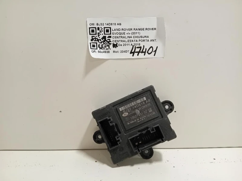 Centralina Chiusura Centralizzata Porta ANT DX BJ32 14D618 AB Land Rover Range Rover Evoque I 2011