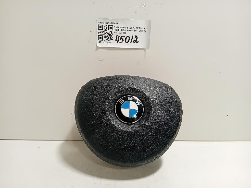 Air-bag Guidatore 33677051504T Bmw Serie 1 E87 Berlina 2005
