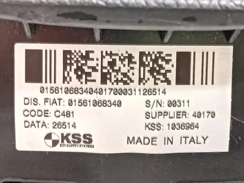 Air-bag Guidatore 01561068340 Alfa Romeo Giulietta 2010