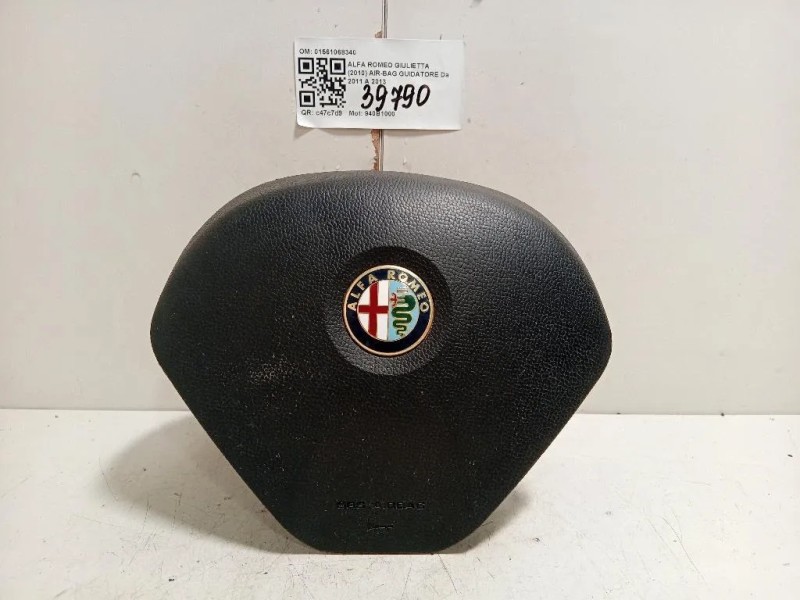 Air-bag Guidatore 01561068340 Alfa Romeo Giulietta 2010