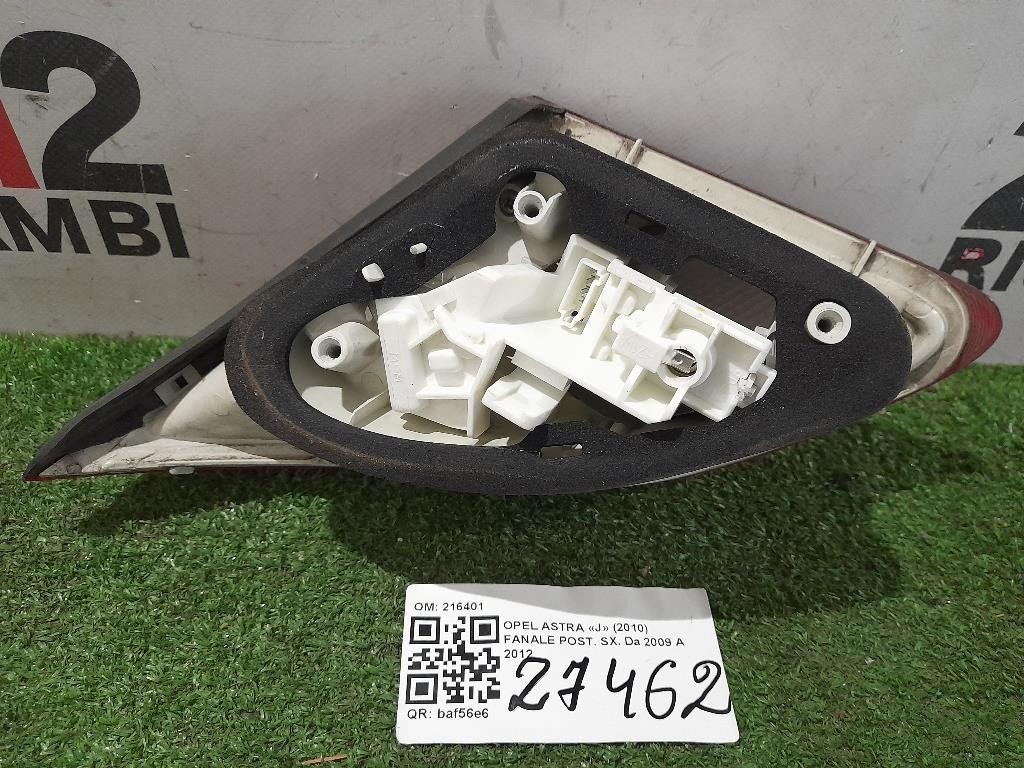 Fanale POST SX 216401 Opel Astra J 2010