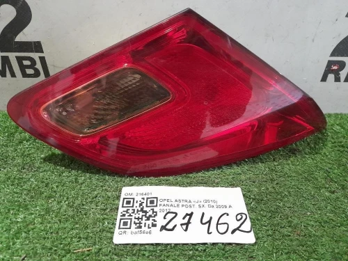 Fanale POST SX 216401 Opel Astra J 2010
