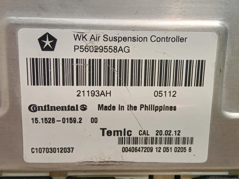 Centralina Comando Sospensioni P56029558AG Jeep Grand Cherokee IV 2011