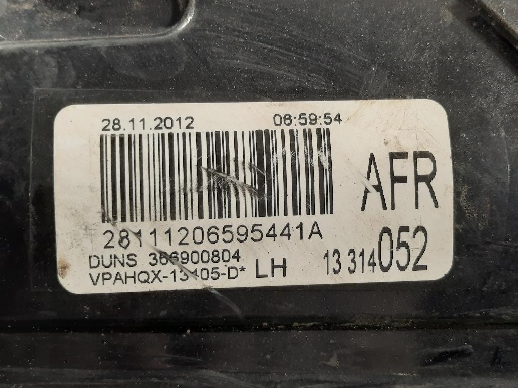 Fanale POST SX 13314052 Opel Astra J 2012
