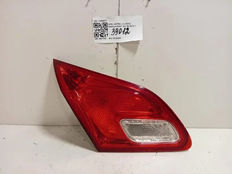 Fanale POST SX 13358077 Opel Astra J 2012