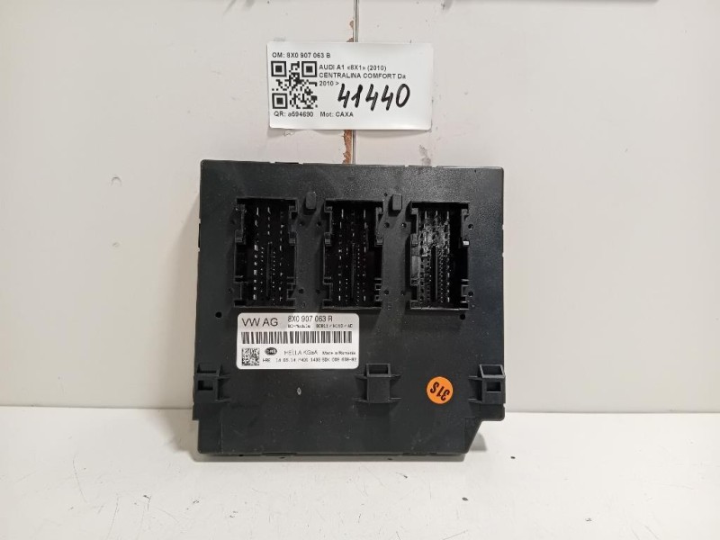Centralina Comfort 8X0 907 063 B Audi A1 8X1 2010