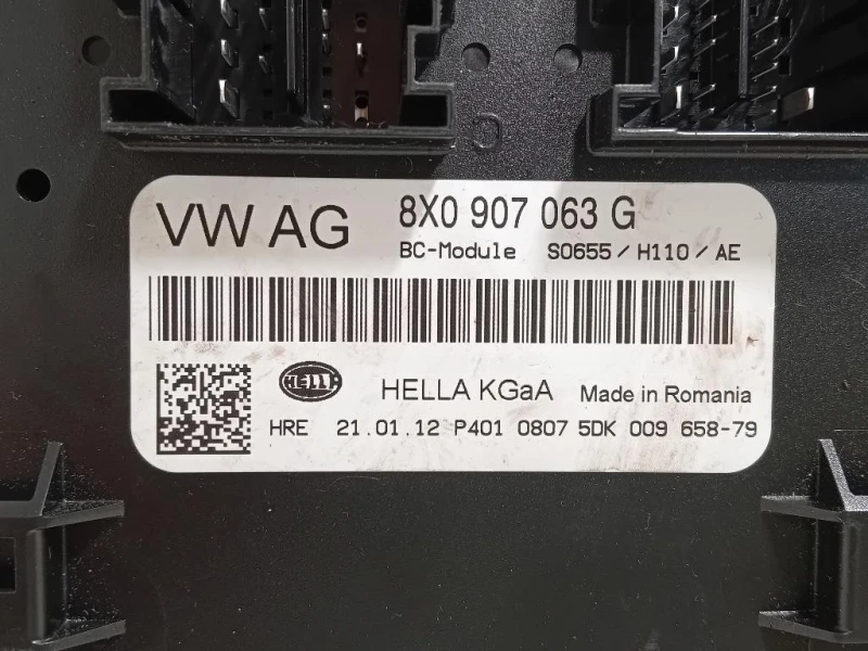 Centralina Comfort 8X0 907 063 G Audi A1 8XA Sportback 2012