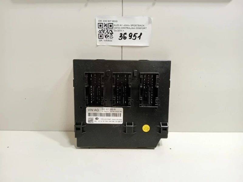 Centralina Comfort 8X0 907 063G Audi A1 8XA Sportback 2012