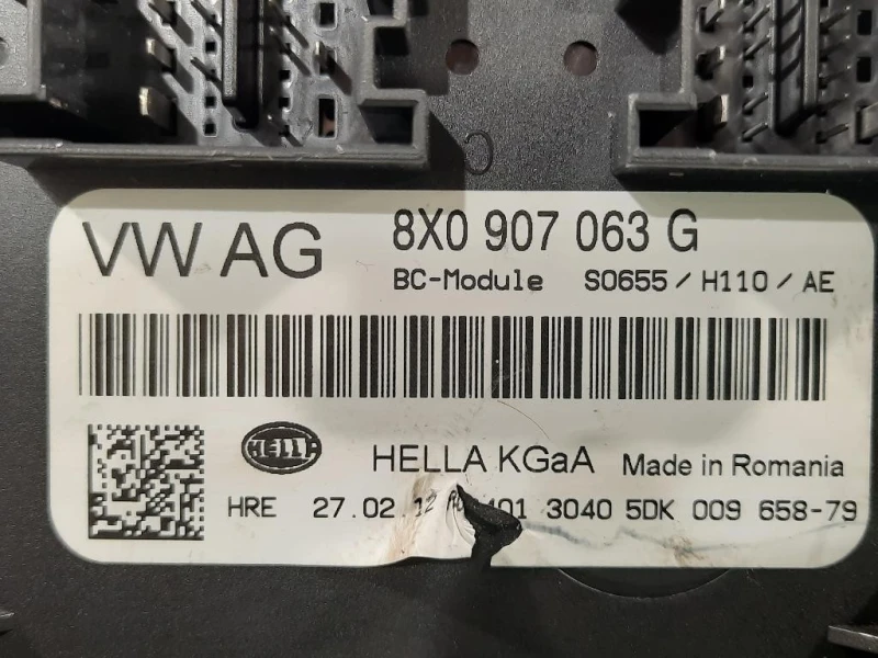 Centralina Comfort 8X0 907 063G Audi A1 8XA Sportback 2012