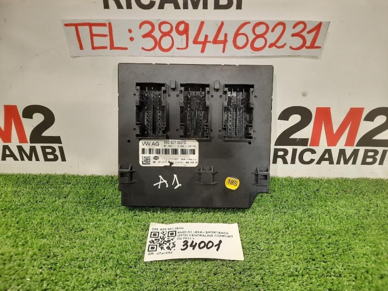 Centralina Comfort 8X0 907 063G Audi A1 8XA Sportback 2012