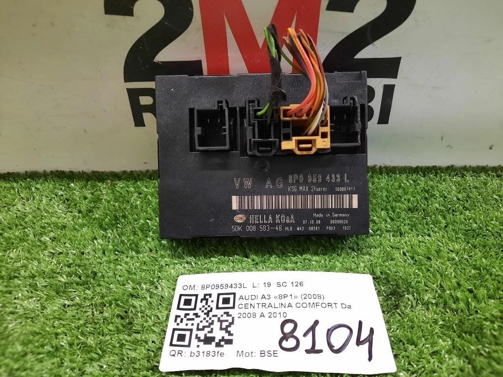 Centralina Comfort 8P0959433L Audi A3 8P1 2008