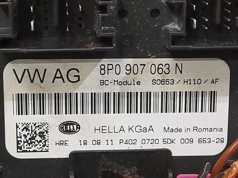 Centralina Comfort 8P0907063N Audi A3 8P1 2010