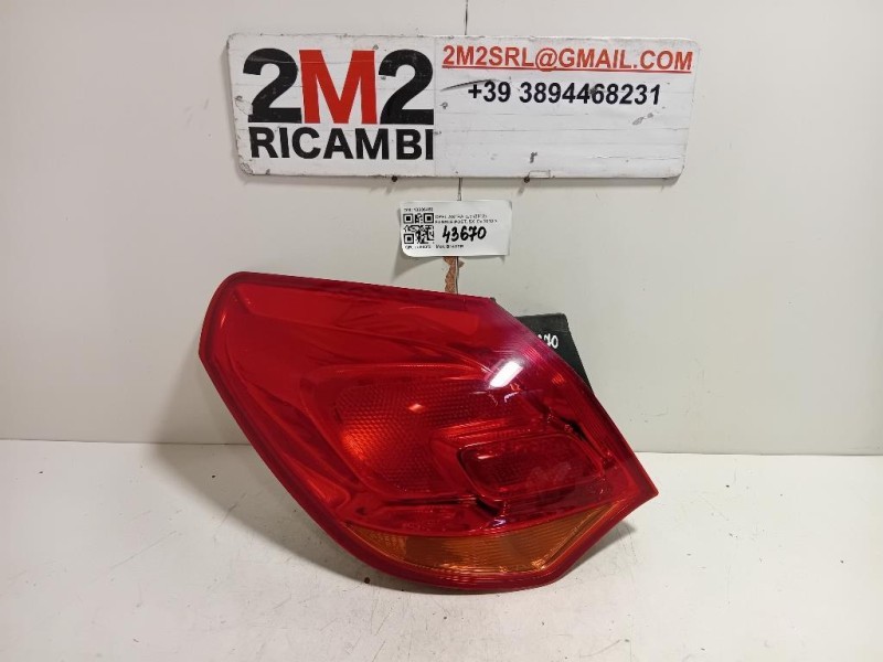 Fanale POST SX 13306459 Opel Astra J 2012