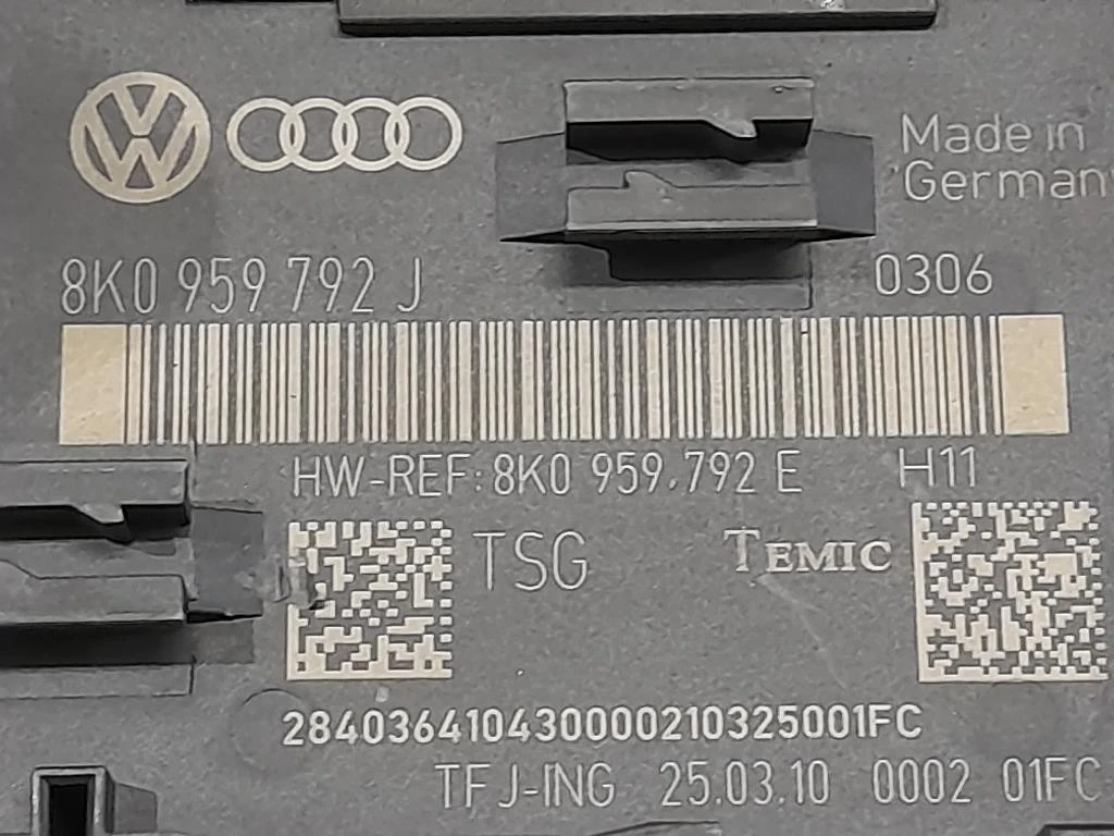 Centralina Comfort 8K0959793J Audi A4 8K2 2008