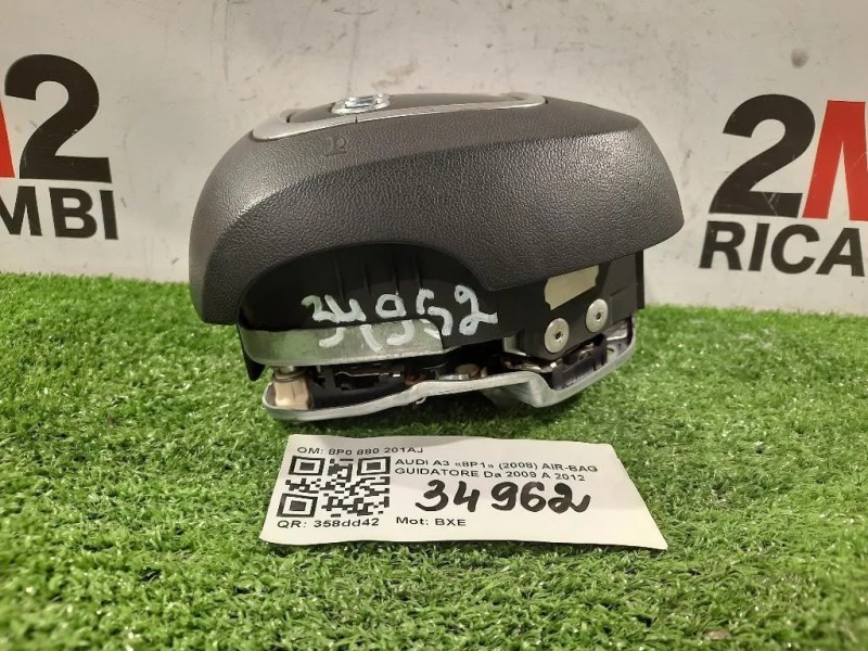 Air-bag Guidatore 8P0 880 201AJ Audi A3 8P1 2008