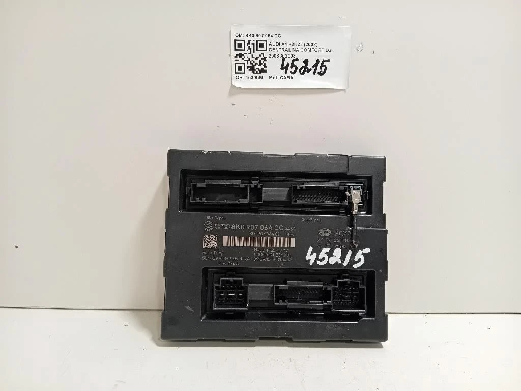 Centralina Comfort 8K0 907 064 CC Audi A4 8K2 2008