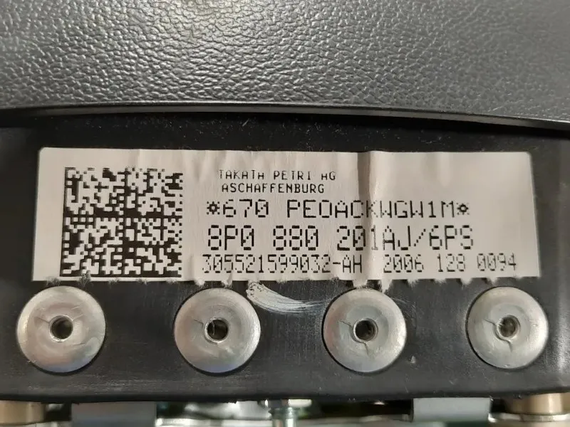 Air-bag Guidatore 8P0 880 201AJ Audi A3 8P1 2008