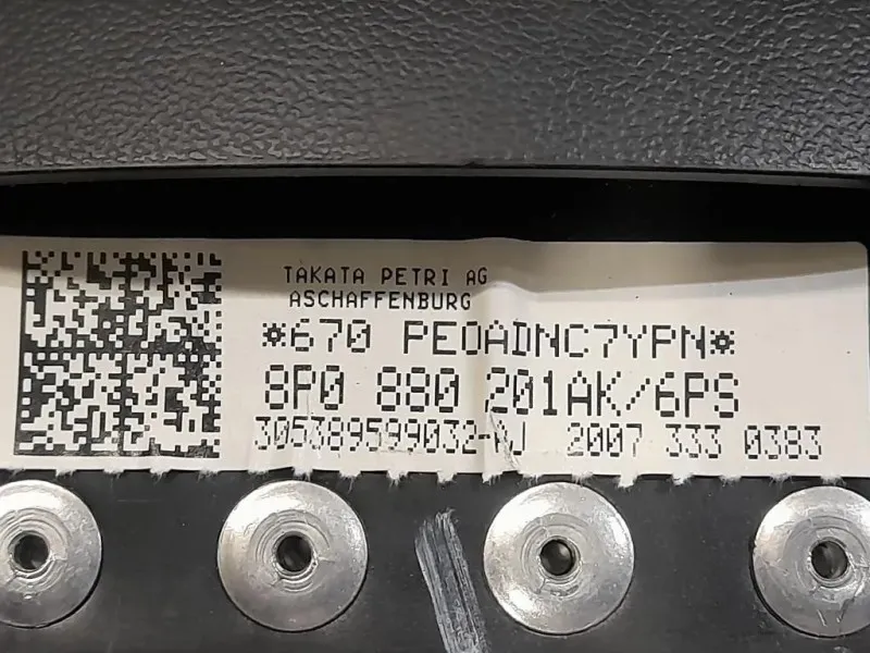 Air-bag Guidatore 8P0880201AK Audi A3 8P1 2010