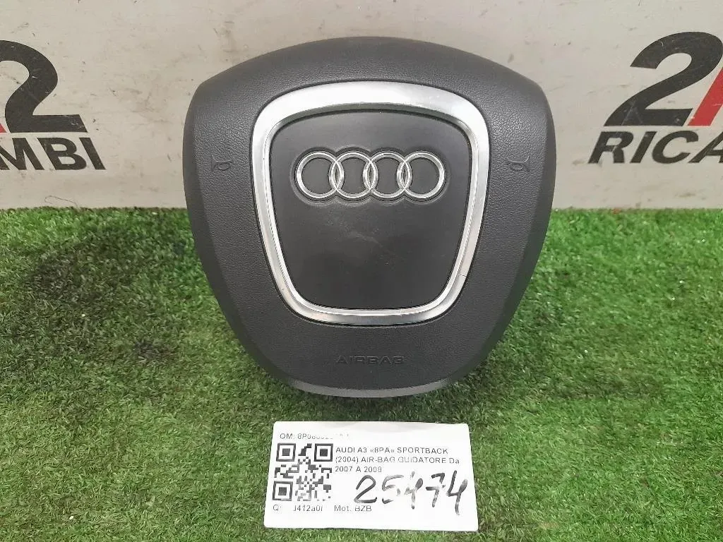Air-bag Guidatore 8P0880201AJ Audi A3 8PA Sportback 2004