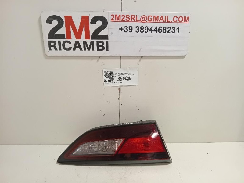 Fanale POST SX 39032992 Opel Astra K 2016