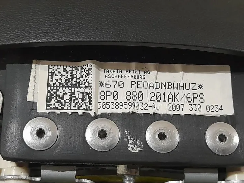 Air-bag Guidatore 8P0880201AK Audi A3 8PA Sportback 2008