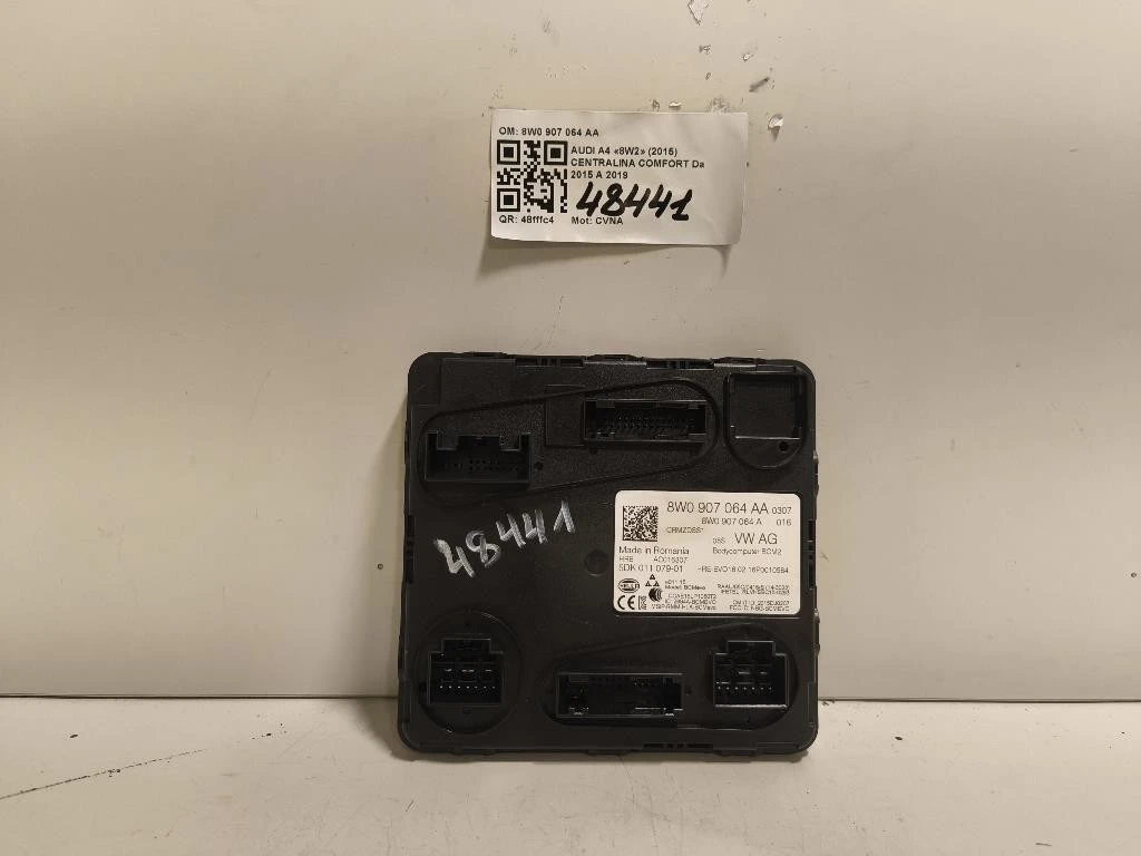 Centralina Comfort 8W0 907 064 AA Audi A4 8W2 2015