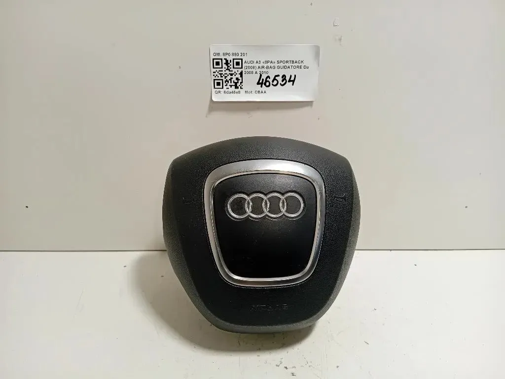 Air-bag Guidatore 8P0 880 201 Audi A3 8PA Sportback 2008