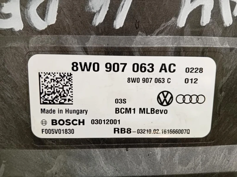 Centralina Comfort 8W0907063AC Audi A4 8W5 Avant 2015