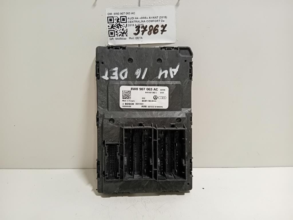 Centralina Comfort 8W0907063AC Audi A4 8W5 Avant 2015
