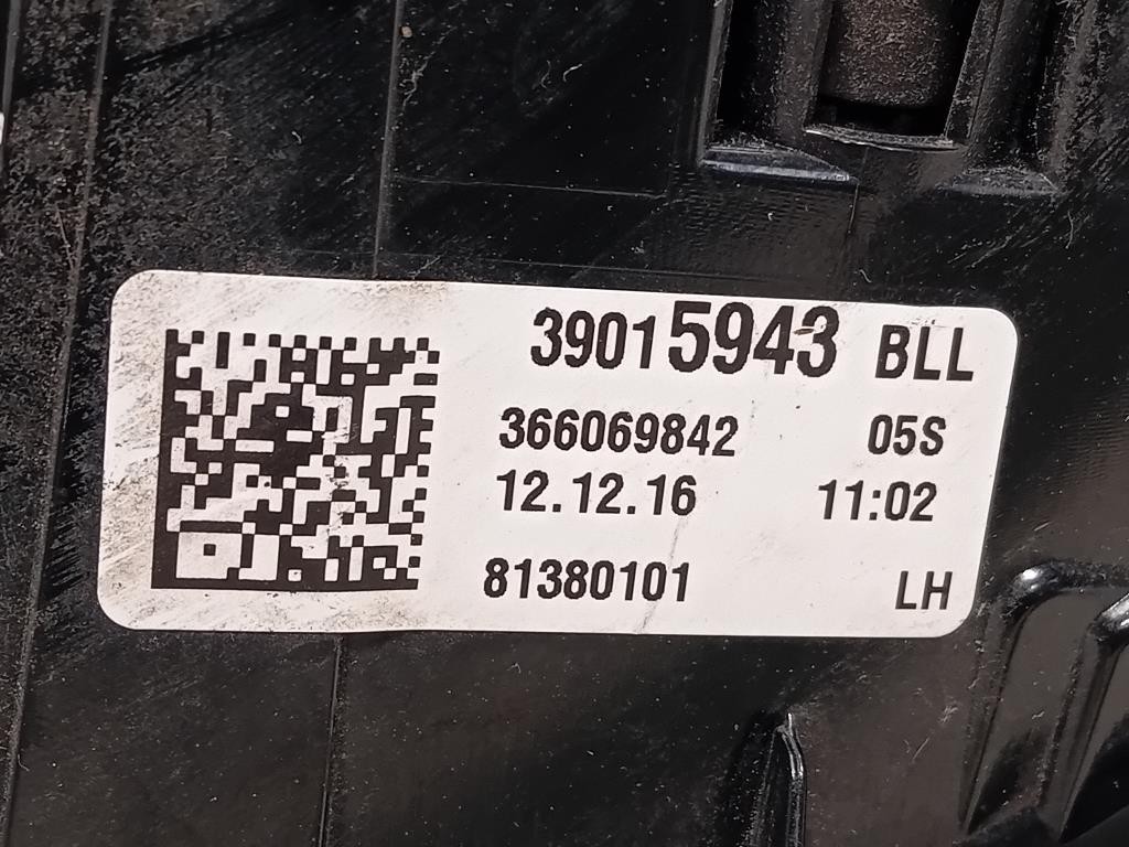 Fanale POST SX 39015943 Opel Astra K 2016