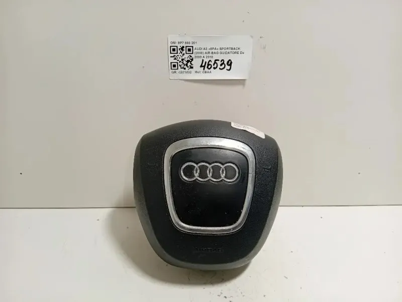 Air-bag Guidatore 8P7 880 201 Audi A3 8PA Sportback 2008