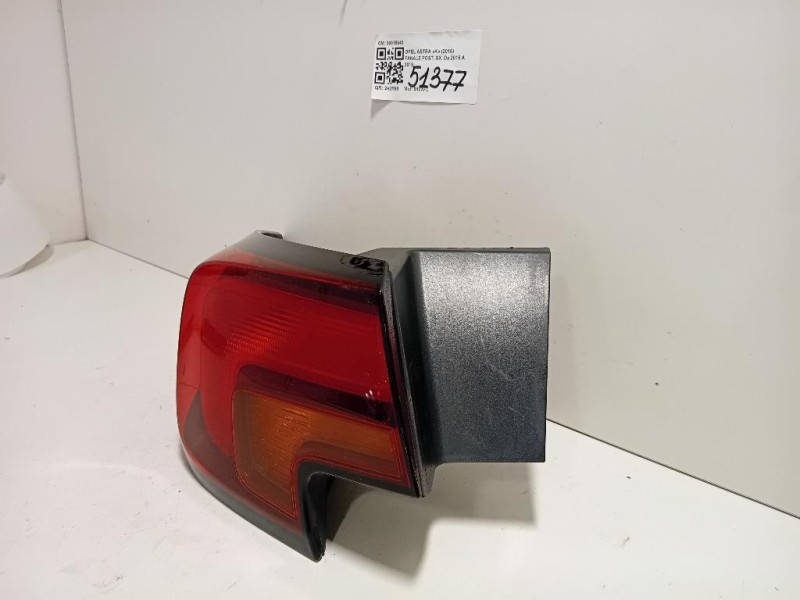Fanale POST SX 39015943 Opel Astra K 2016