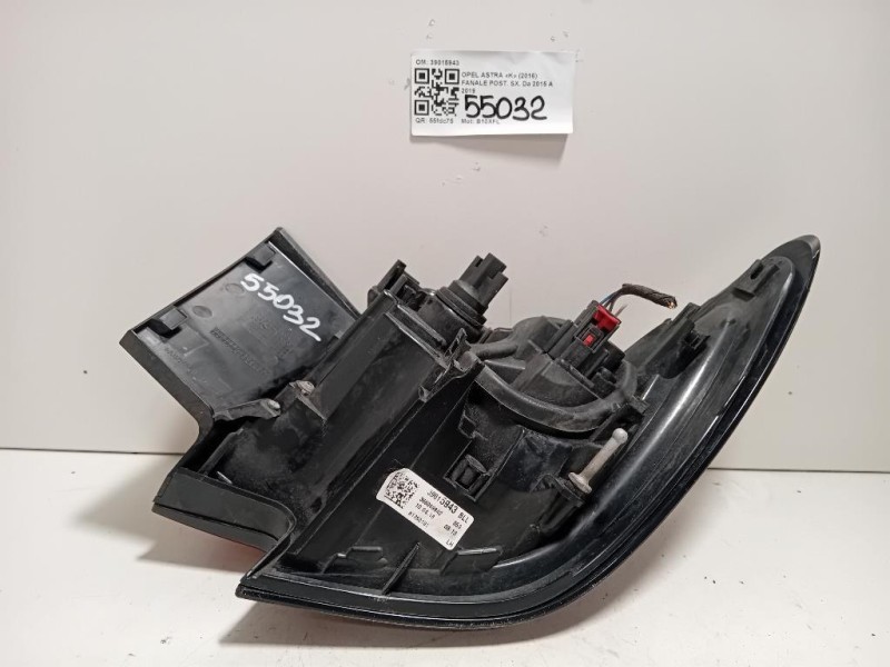 Fanale POST SX 39015943 Opel Astra K 2016