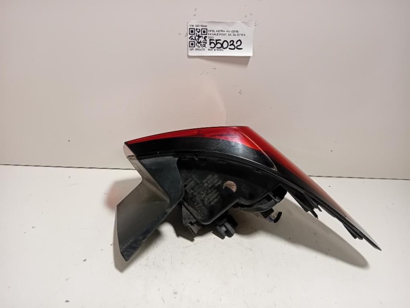 Fanale POST SX 39015943 Opel Astra K 2016